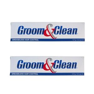 Groom & Clean Greaseless Hair Control 4.5 oz Exp 11/2026 Lot of 2